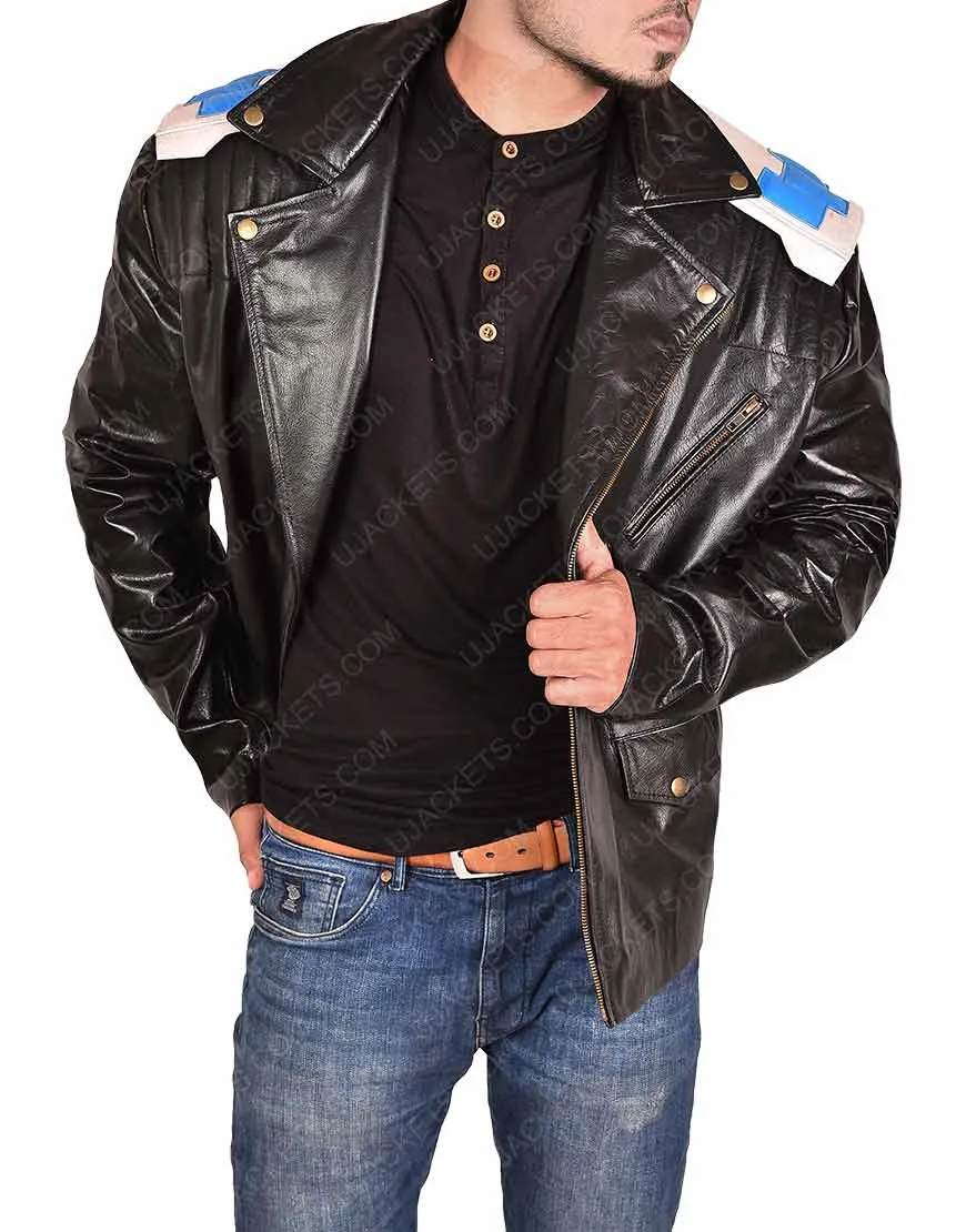 Brendan Fraser Doom Patrol Robotman Cliff Steele Leather Jacket